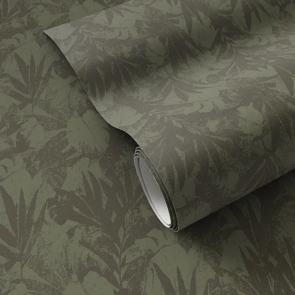 Product Image 1 for Tropic Paradise Olive Night I Wallpaper by Getty Images from Four Hands