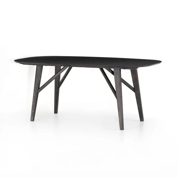 Product Image 5 for Heath Oval Dining Table Black Wash from Four Hands