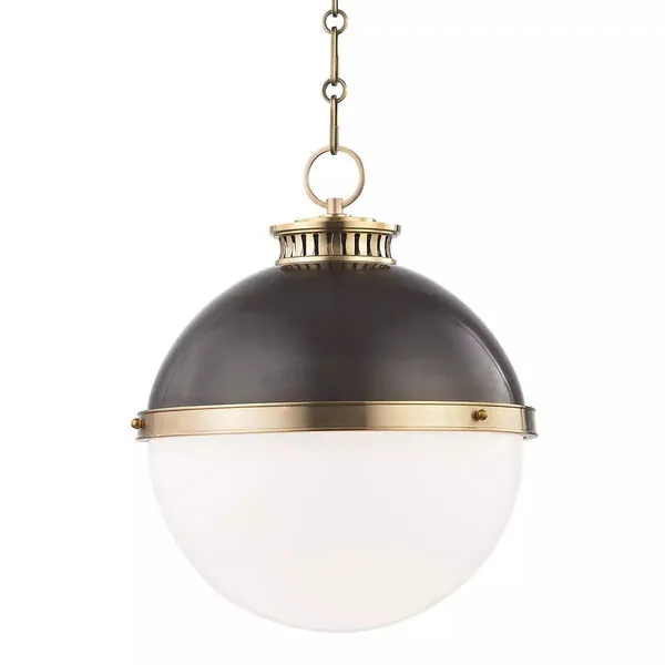 Product Image 1 for Latham 1 Light Large Pendant from Hudson Valley