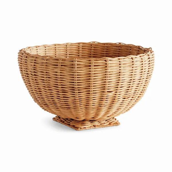 Product Image 1 for Charleston Rattan Footed Bowl from Napa Home And Garden