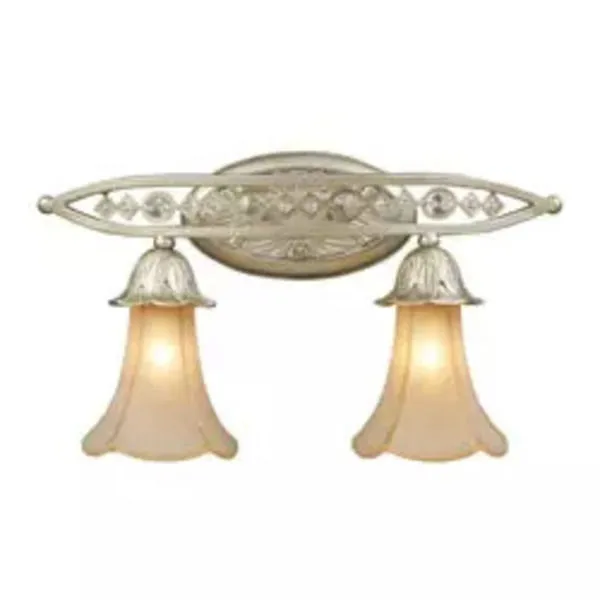 Product Image 2 for 2 Light Vanity With Embedded Crystal from Elk Lighting