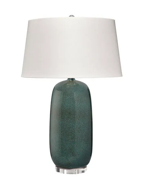 Product Image 1 for Balsam Teal Ceramic Table Lamp from Jamie Young