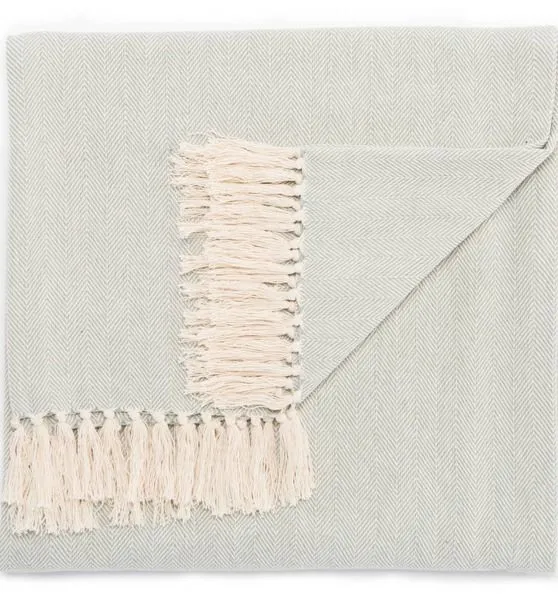 Product Image 3 for Seabreeze Mineral Blue Throw from Jaipur