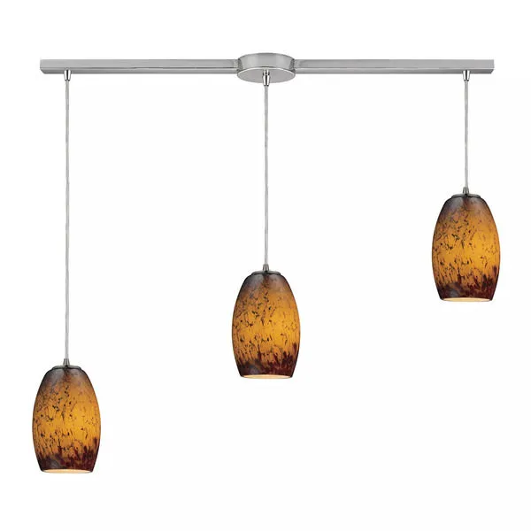 Product Image 1 for Maui 3 Light Pendant In Satin Nickel from Elk Lighting