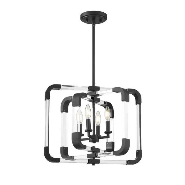 Product Image 1 for Rotterdam 
 4 Light Semi Flush from Savoy House 