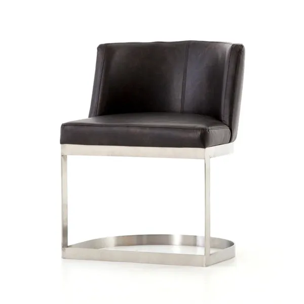 Product Image 9 for Wexler Dining Chair Distressed Black from Four Hands