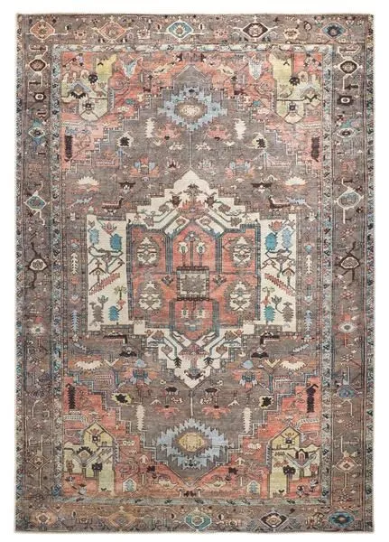 Product Image 2 for Percy Pink Clay / Warm Gray Rug from Feizy Rugs