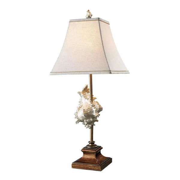 Product Image 1 for Delray Table Lamp In Conch Shell And Bronze from Elk Home