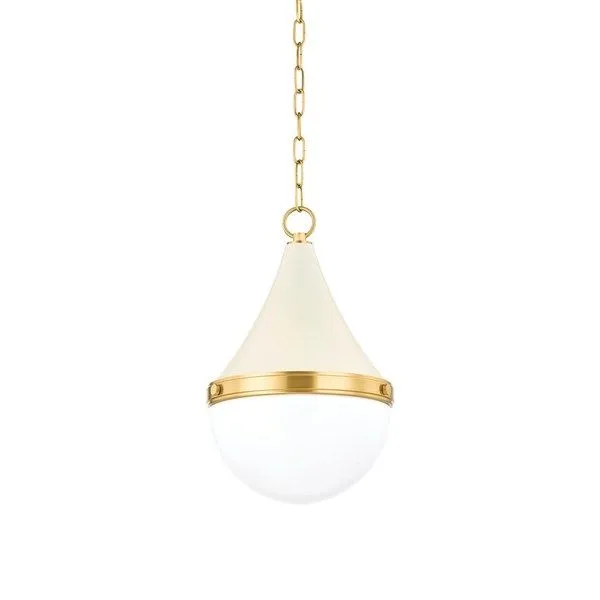 Product Image 1 for Ciara 1-Light Modern Decorative Aged Brass Small Pendant from Mitzi