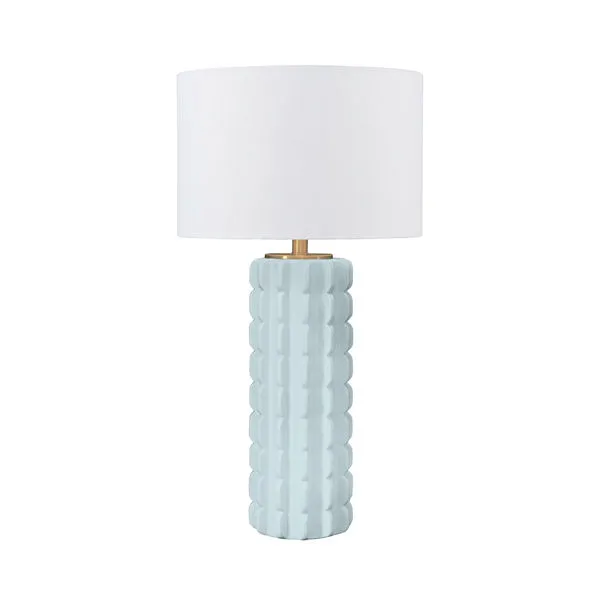 Product Image 1 for Cece Powder Blue Table Lamp from Worlds Away