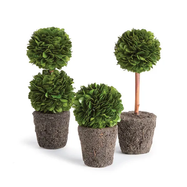 Product Image 1 for Boxwood Topiary Drop-Ins, Set Of 3 from Napa Home And Garden