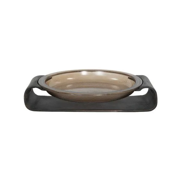 Product Image 1 for Runa Smoked Brown Cast Glass Bowl from Four Hands