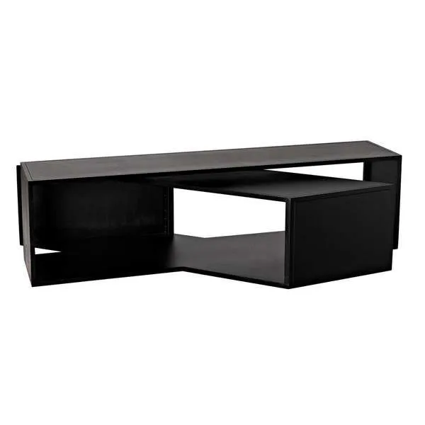 Product Image 3 for Keweco Modern Black Metal Coffee Table from Noir