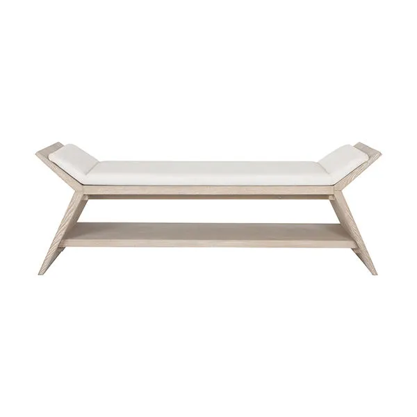 Product Image 2 for Peria Wing Sofa Bench from Worlds Away