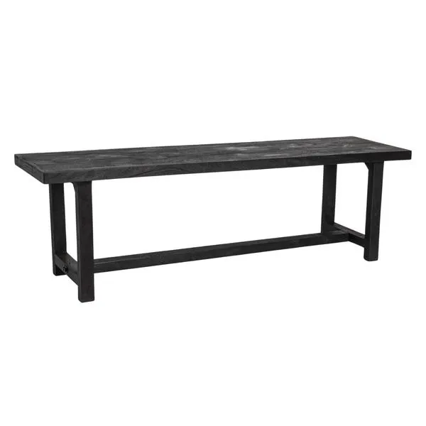 Product Image 1 for Asher Black Acacia Dining Bench from Creative Co-Op