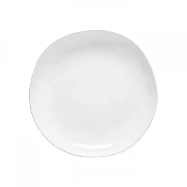 Product Image 1 for Livia Ceramic Stoneware Lustrous Dinner Plate, Set of 6 - White from Costa Nova
