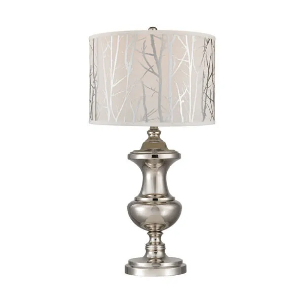 Product Image 1 for Spun Metal Lamp With Printed Shade from Elk Home