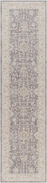 Product Image 1 for Avant Garde Woven Global Inspired Wool Charcoal / Sage Rug - 2'7" x 10' from Surya