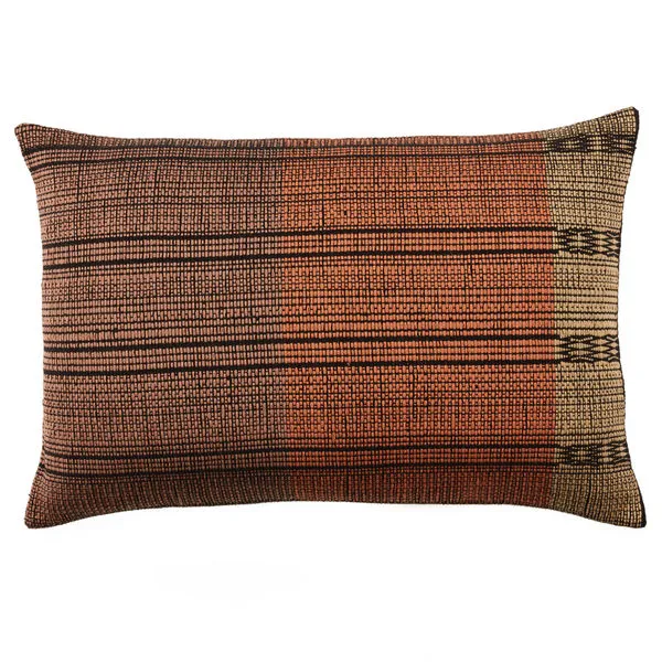 Product Image 1 for Patkai Tan/ Black Tribal Lumbar Pillow from Jaipur 