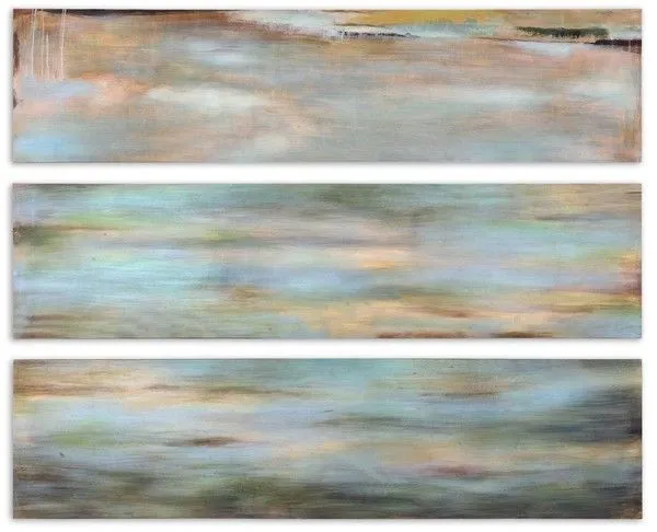 Product Image 3 for Uttermost Horizon View Hand Painted Panel Set/3 from Uttermost