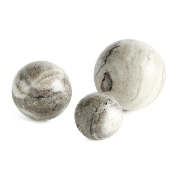 Product Image 1 for Jaqueline Marble Orbs, Set of 3 from Napa Home And Garden