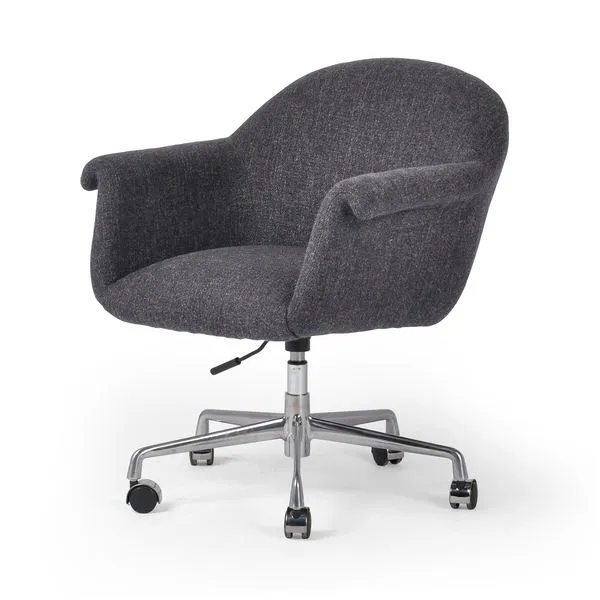 Product Image 1 for Suerte Sheepskin Desk Chair - Thames Slate from Four Hands