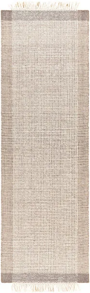 Product Image 1 for Reliance Hand-Woven Wool Brown / Beige Rug - 2'6" x 8' from Surya
