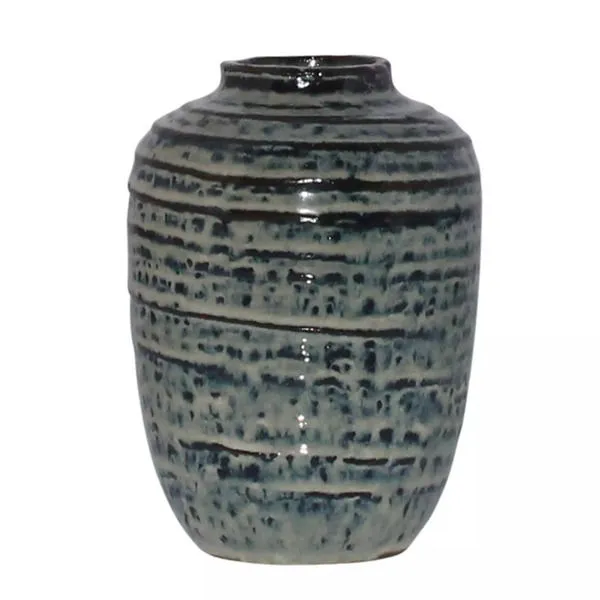 Product Image 2 for Toku Vase, Ceramic Indigo from Homart