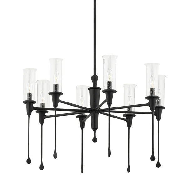 Product Image 2 for Chisel 8 Light Chandelier from Hudson Valley