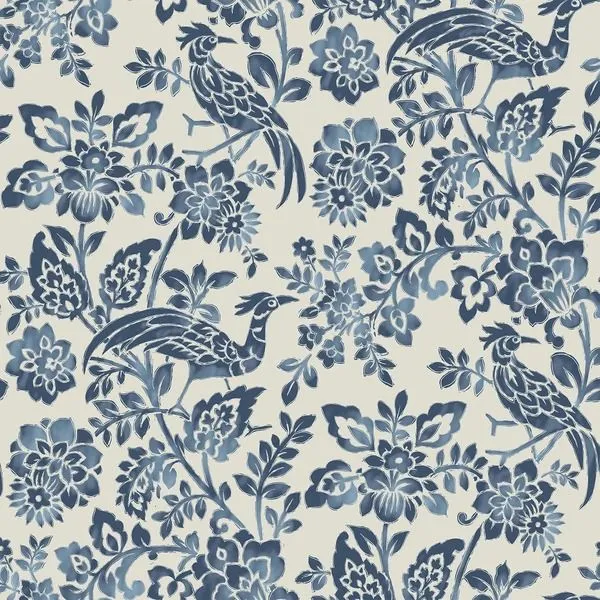 Product Image 1 for Laura Ashley Adain Palace Dark Seaspray Blue Removable Wallpaper from Graham & Brown