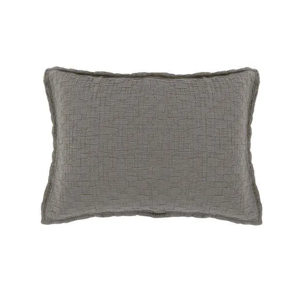 Product Image 1 for Ojai Cotton King Sham - Pebble from Pom Pom at Home