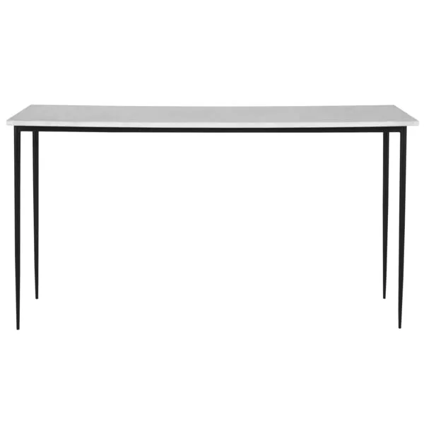 Product Image 5 for Nightfall White Marble Console Table from Uttermost