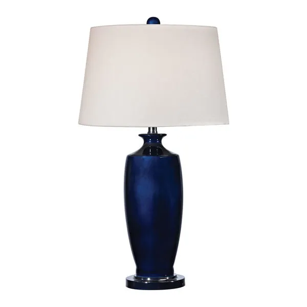 Product Image 1 for Halisham Ceramic Table Lamp In Navy Blue from Elk Home