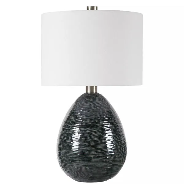 Product Image 5 for Uttermost Arikara Dark Teal Table Lamp from Uttermost