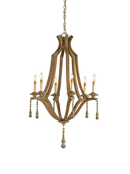 Product Image 1 for Simplicity Chandelier from Currey & Company