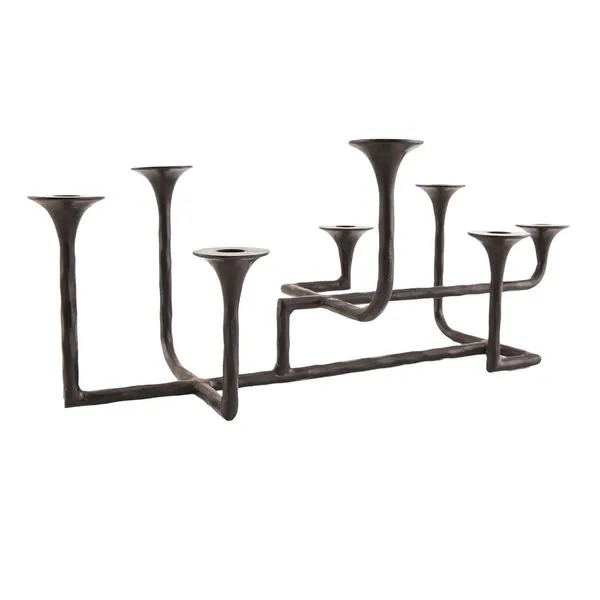 Product Image 1 for Rembrandt Blackened Iron Candleabra from Arteriors