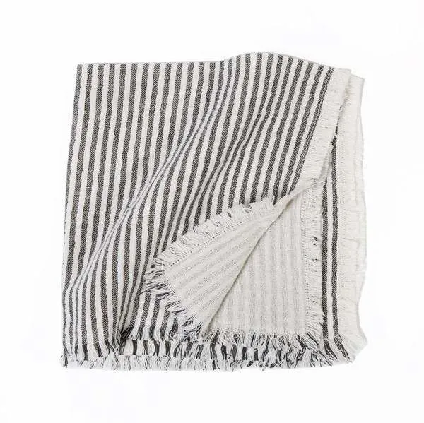 Product Image 1 for Healdsburg Cotton Napkins, Set of 4 - Charcoal from Pom Pom at Home