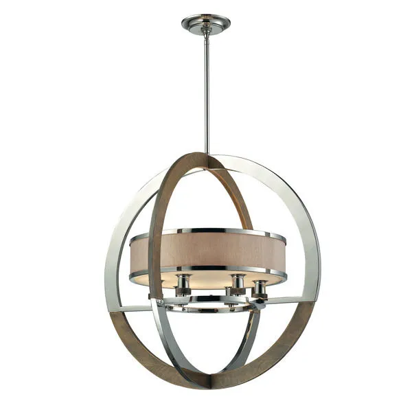 Product Image 1 for Crestwood 6 Light Pendant In Polished Nickel from Elk Lighting