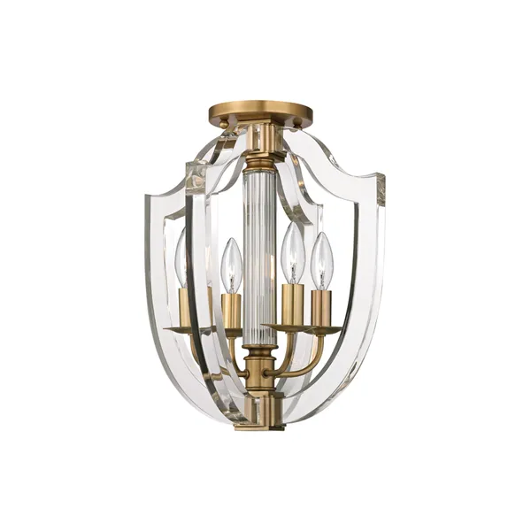 Product Image 1 for Arietta 4 Light Semi Flush from Hudson Valley