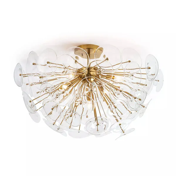 Product Image 2 for Poppy Glass Semi Flush Mount from Regina Andrew Design