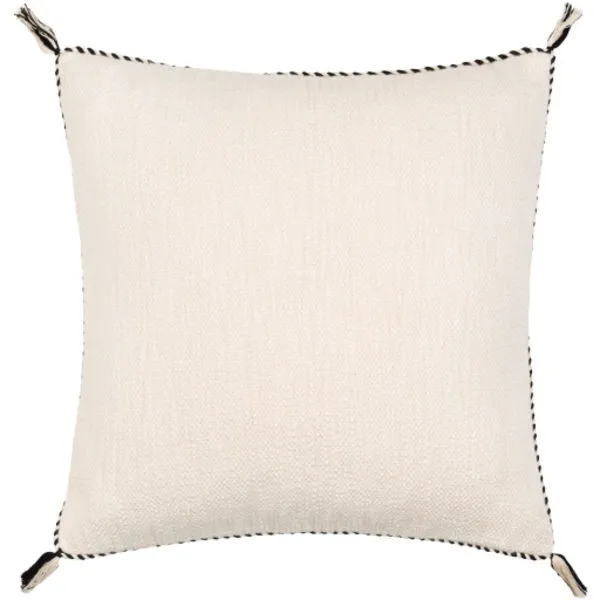Product Image 1 for Braided Bisa Cream / Black Pillow from Surya