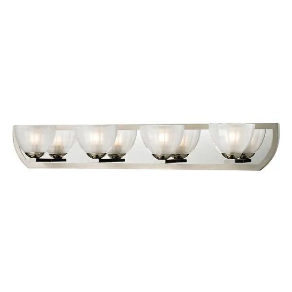 Product Image 1 for Sculptive Collection 4 Light Bath In Polished Nickel/Matte Nickel from Elk Lighting