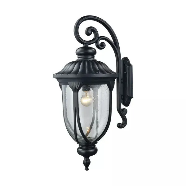 Product Image 1 for Derry Hill 1 Light Outdoor Wall Sconce In Matte Black from Elk Lighting
