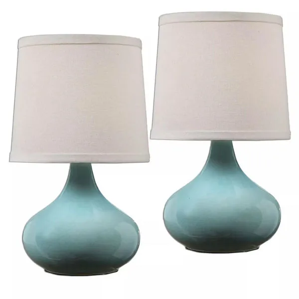Product Image 1 for Uttermost Gabbiano Pale Blue Lamps, S/2 from Uttermost