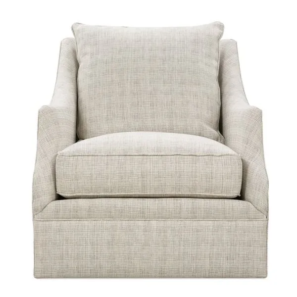 Product Image 1 for Kara Pebble Swivel Chair from Rowe Furniture