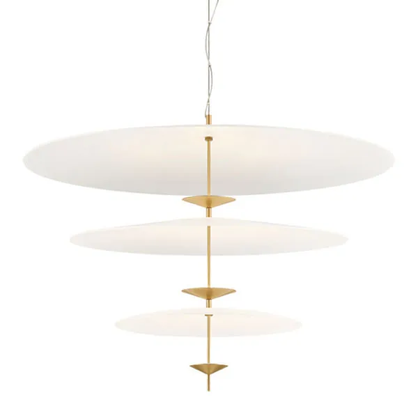 Product Image 1 for Moleculis Modern Brass Chandelier from Sonneman