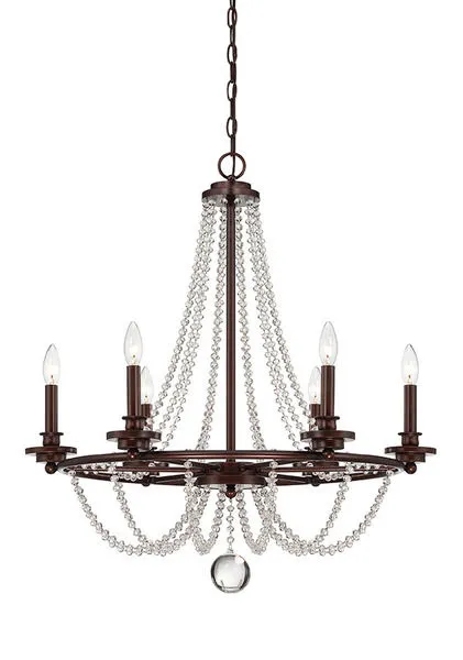 Product Image 1 for Byanca 6 Light Chandelier from Savoy House 