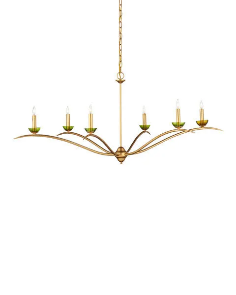Product Image 1 for Flannery Chandelier from Currey & Company