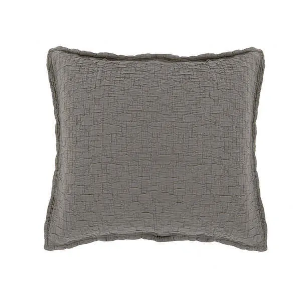 Product Image 1 for Ojai Cotton Euro Sham - Pebble from Pom Pom at Home