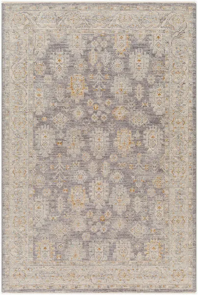 Product Image 1 for Avant Garde Woven Global Inspired Wool Charcoal / Teal Rug - 5' x 7'5" from Surya